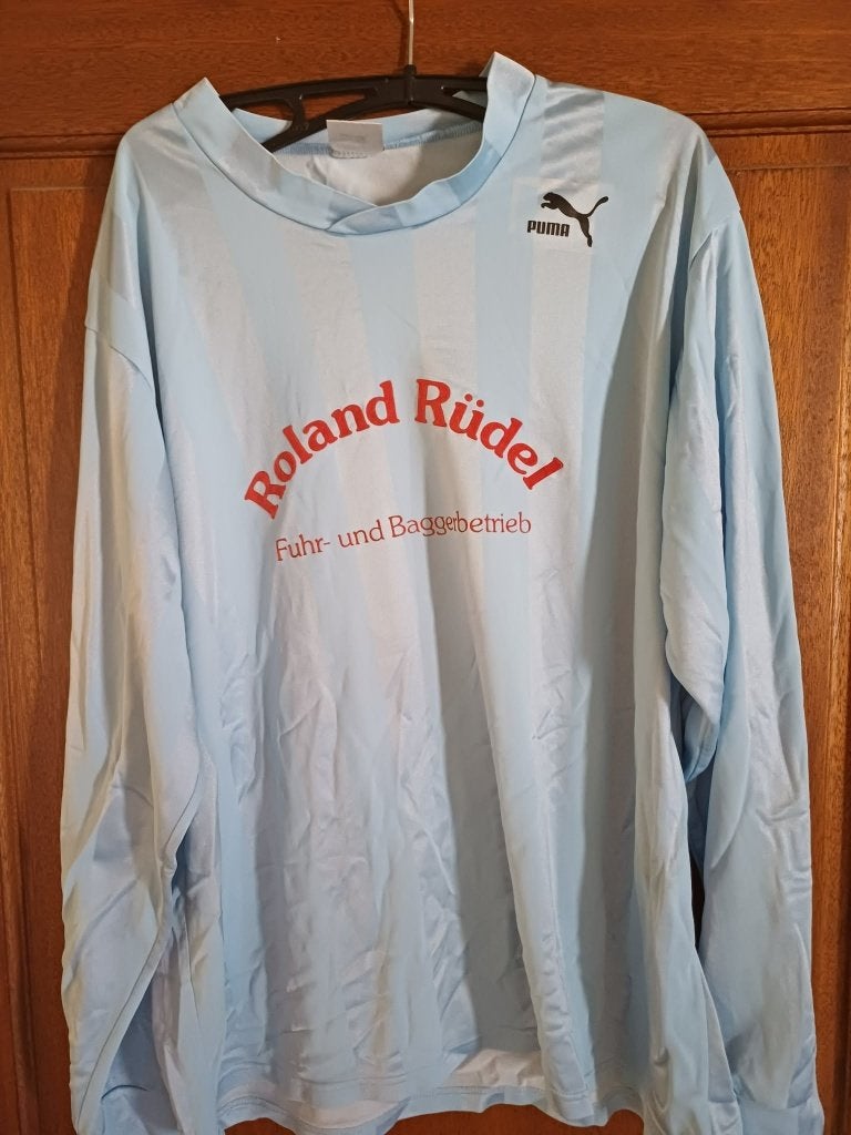 Maillot Foot Vintage puma TSV Vellberg Années 80  - L, Sports & Fitness, Taille L, Envoi, Comme neuf, Maillot