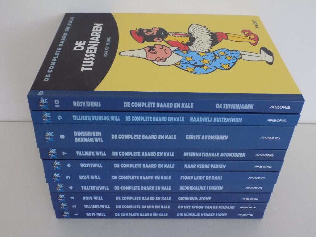 Baard en Kale ~ Complete serie Integrale hardcovers 1 t/m 10, Boeken, Complete serie of reeks, Ophalen of Verzenden, Zo goed als nieuw