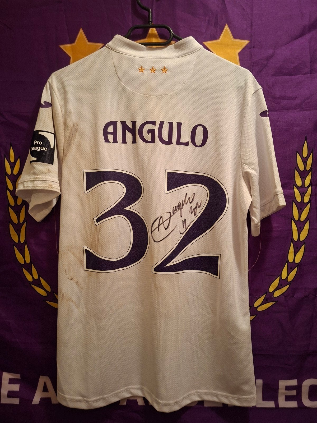 matchworn Anderlecht Angulo, Ophalen of Verzenden, Gebruikt