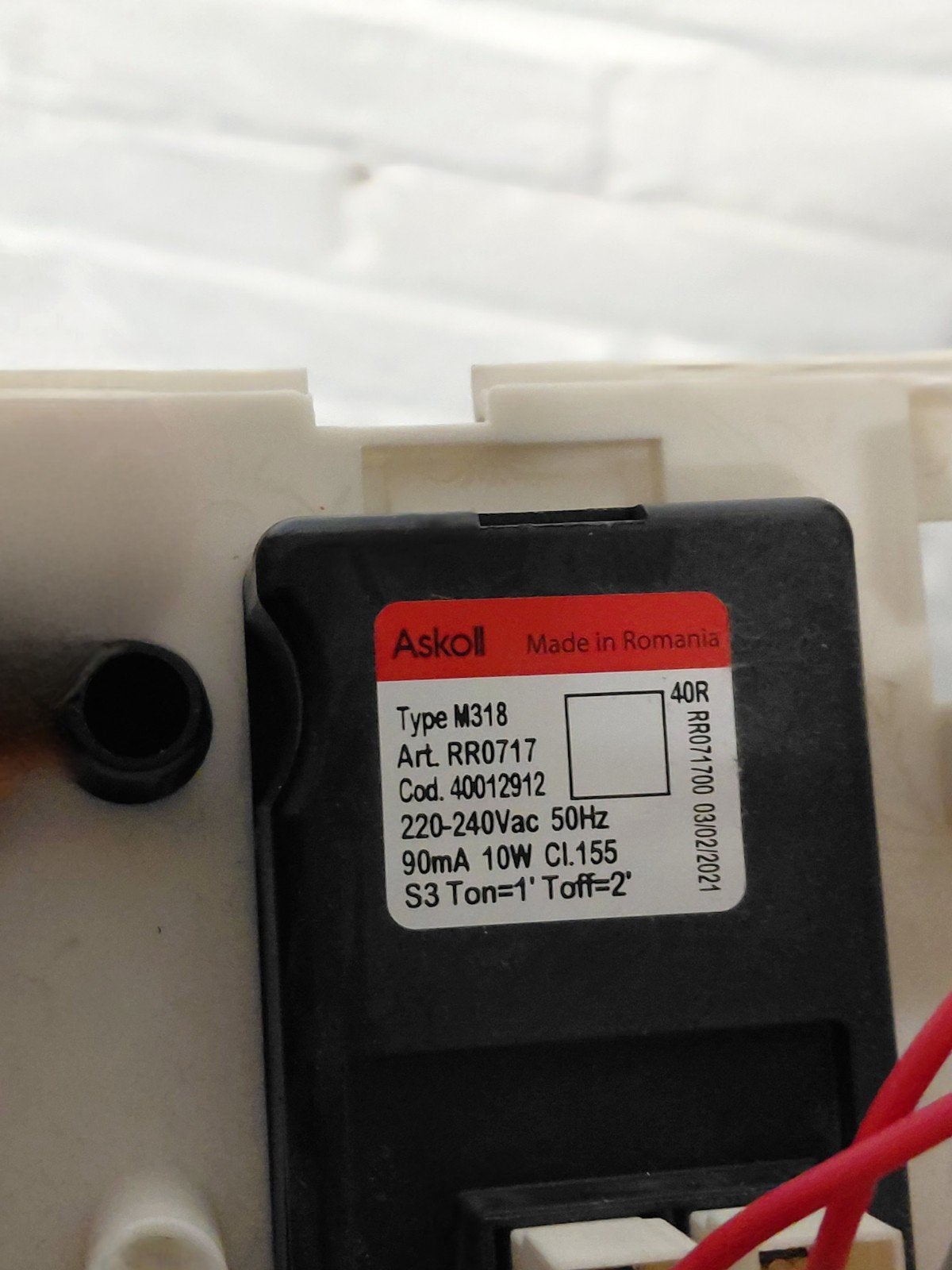 Pompe de vidange pour sèche linge CANDY MODÈLE  ROE H9A2TE-S, Electroménager, Sèche-linge, Enlèvement, Neuf