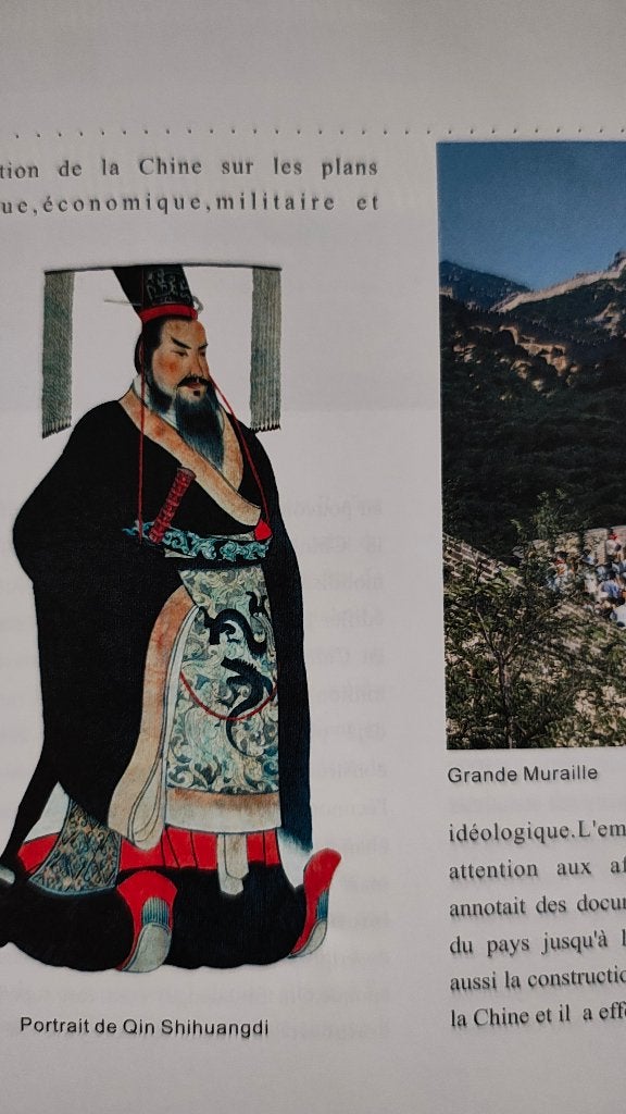 Armée des terres cuites des Qins Chine livre histoire, Envoi, Asie