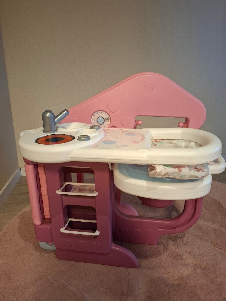 Smoby verzorgingstafel poppen, Ophalen, Zo goed als nieuw, Babypop