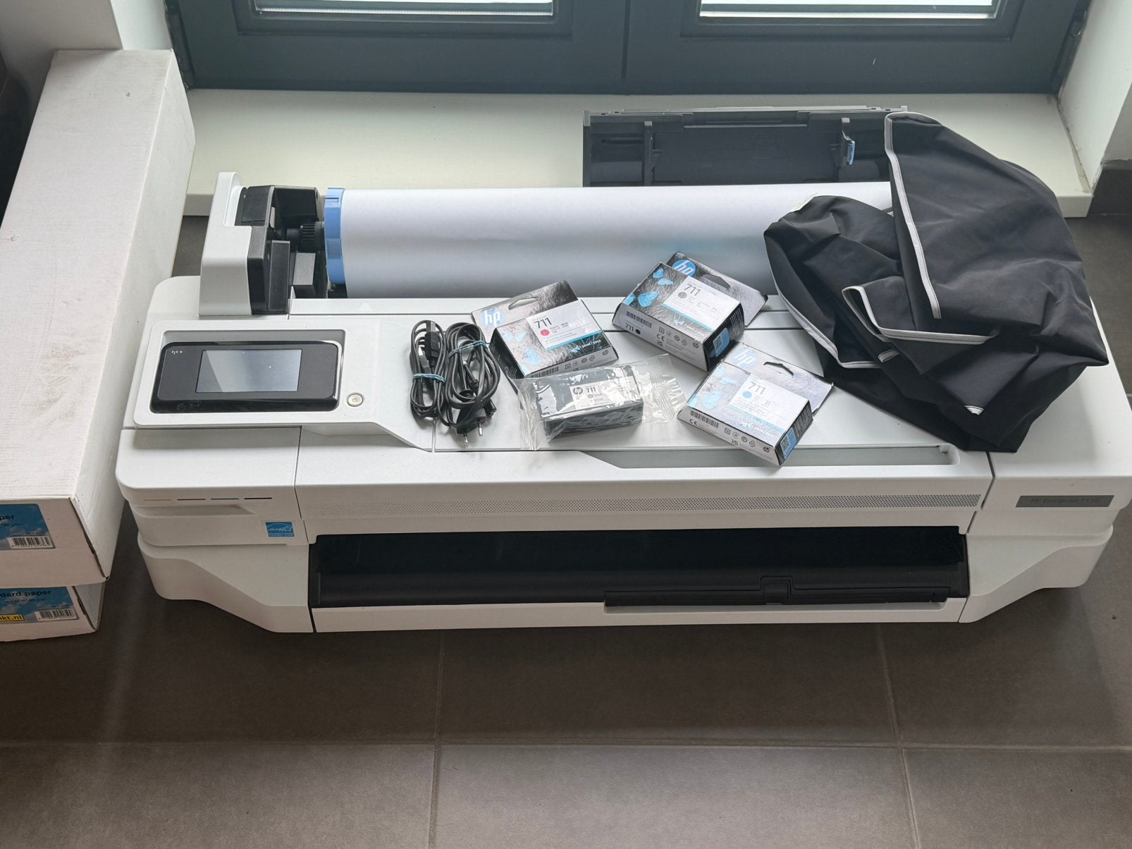 A1 printer HP Designjet T130, Computers en Software, Printers, Ophalen, Gebruikt, Kleur printen, Printer