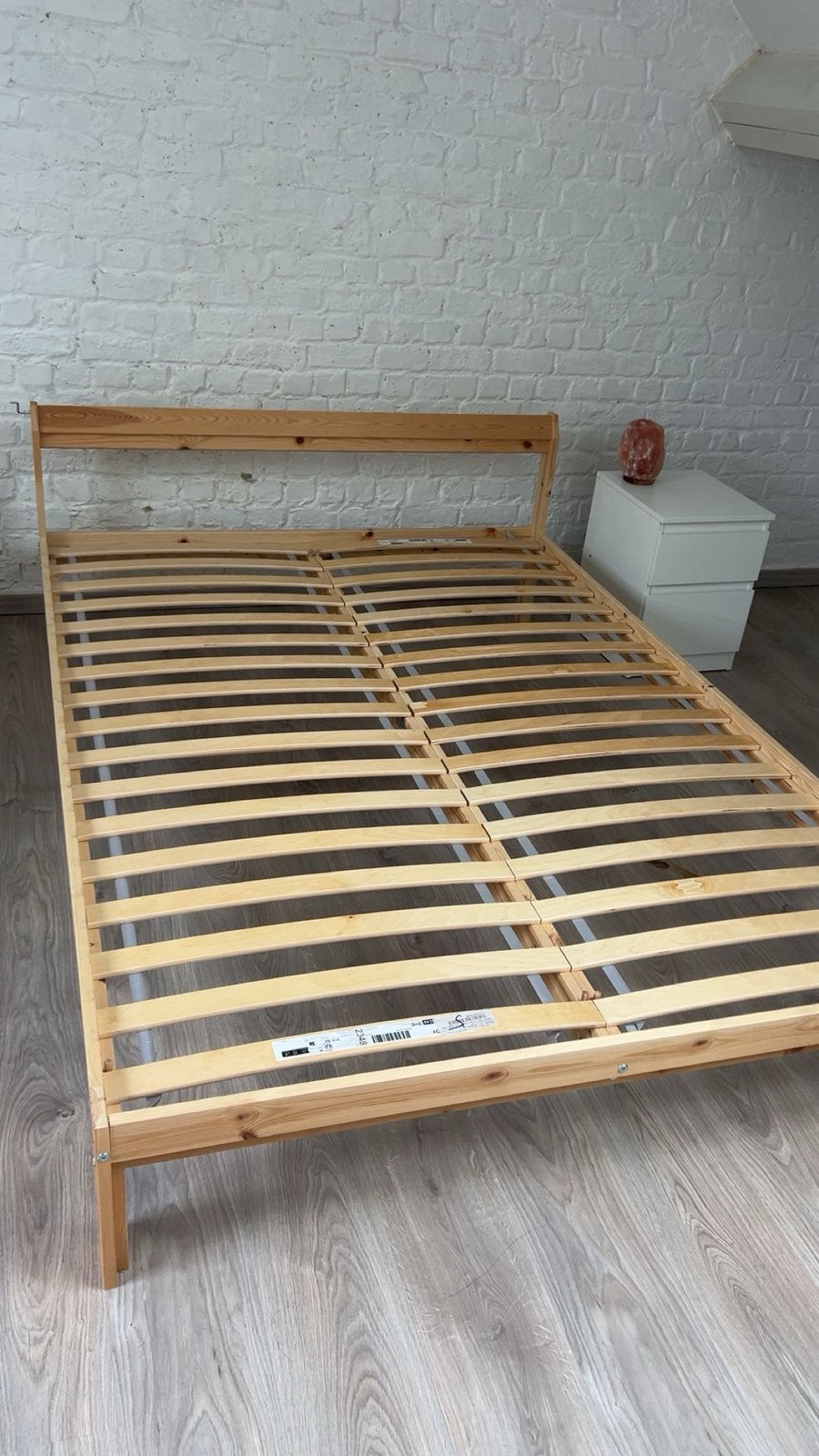 Lit en bois, Maison & Meubles, 210 cm, Enlèvement, Bois, Deux personnes