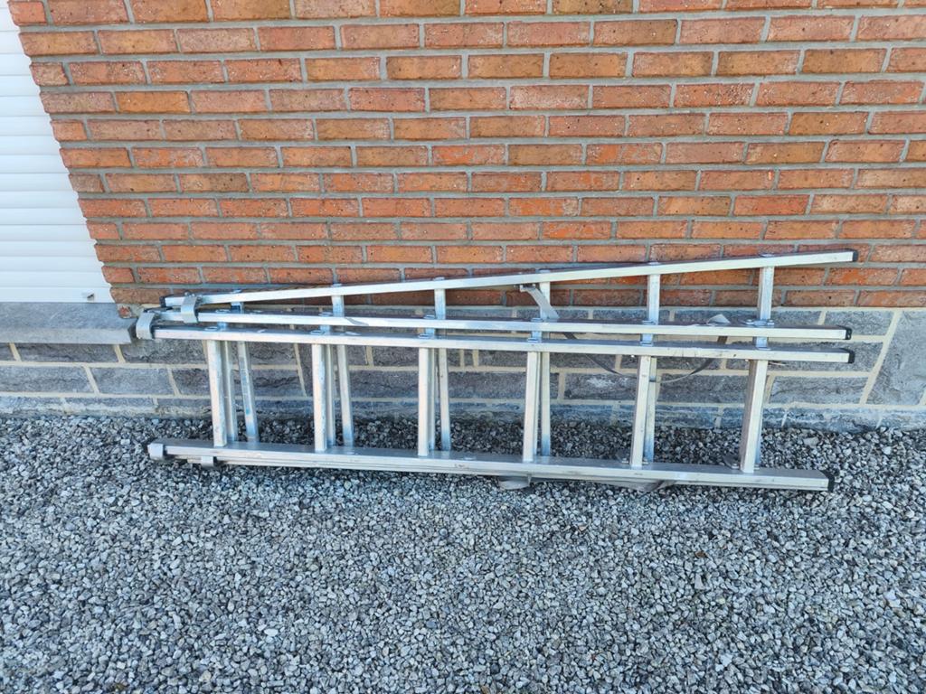 Alu ladder Zarges, Doe-het-zelf en Bouw, Ladders en Trappen, Ophalen, Ladder
