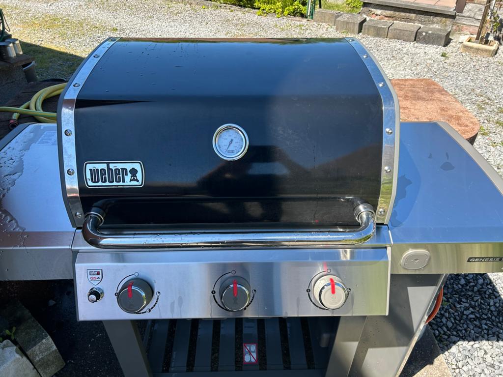 De Genesis II E-310 GBS WEBER gasbarbecue, Tuin en Terras, Gasbarbecues, Ophalen, Zo goed als nieuw