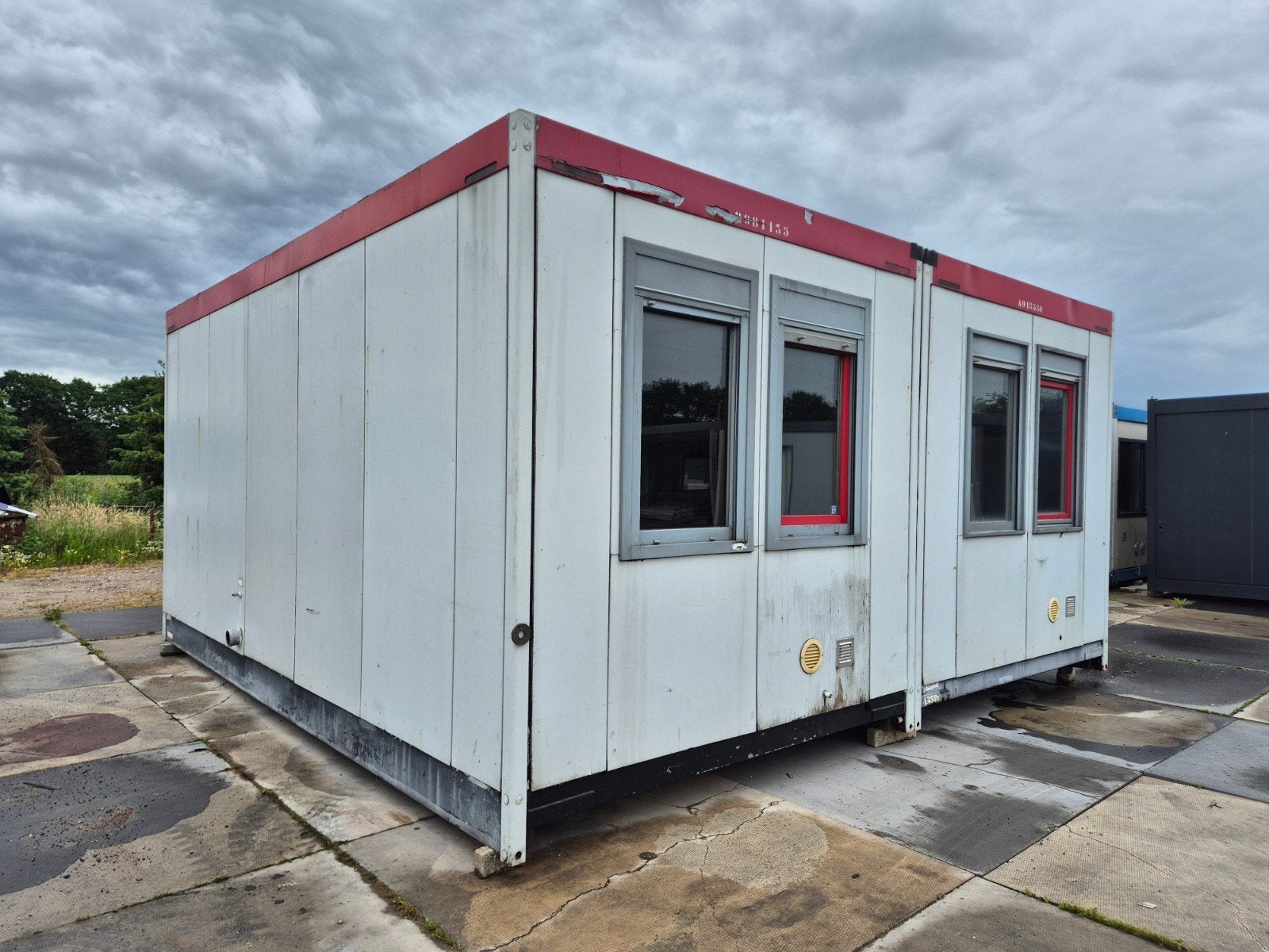 Kantoorunit woonunit bouwkeet werfkeet refter container, Zakelijke goederen, Machines en Bouw | Keten en Containers, Ophalen