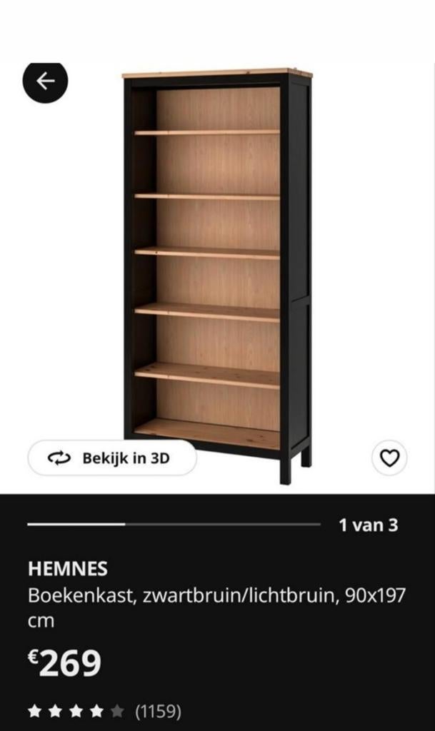 Ikea kast, Ophalen