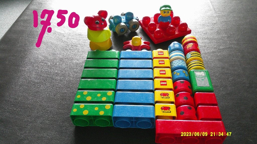 40 stuks Lego primo, baby Duplo., Ophalen of Verzenden, Zo goed als nieuw, Lego Primo