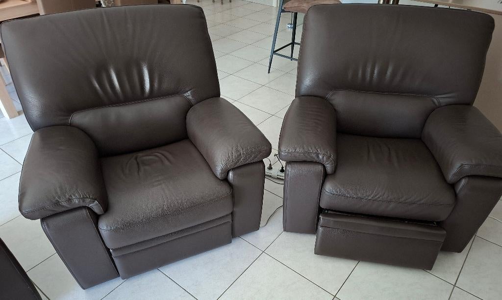 Elektrische fauteuil (2 stuks), Ophalen, Gebruikt, 100 tot 125 cm, 100 tot 125 cm