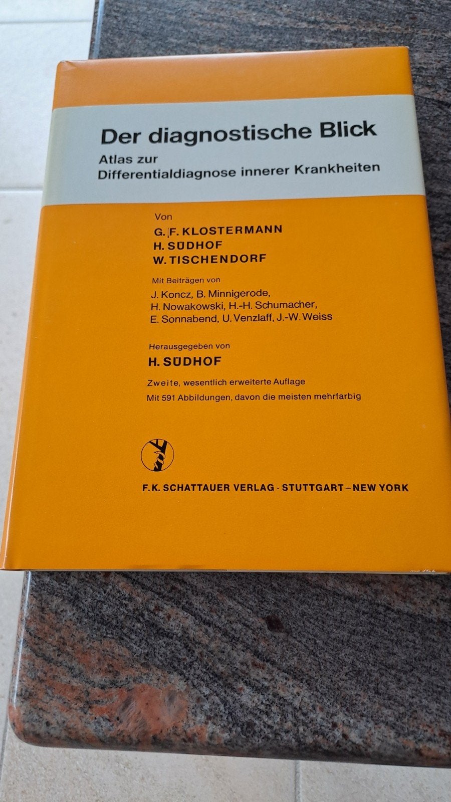 Duits boek: der diagnostische Blick, Ophalen, Nieuw
