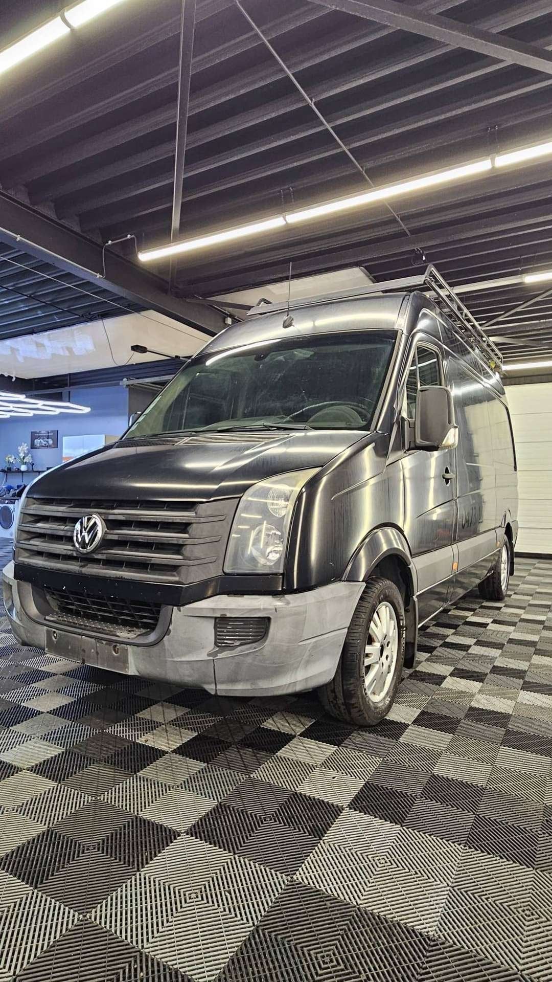 Volkswagen Crafter 2.0d bj2013 eur5 207146km, Auto's, Gebruikt, Overige modellen, 4 cilinders, Zwart