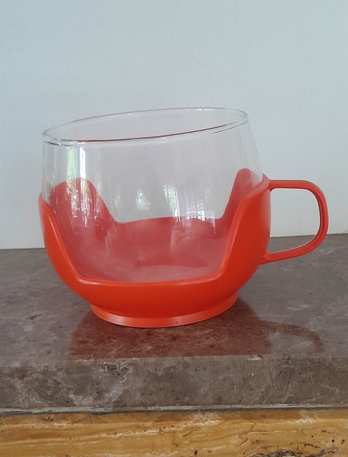 6 vintage thee glazen...3 kleurtjes.., Verzamelen, Ophalen of Verzenden, Huis en Inrichting