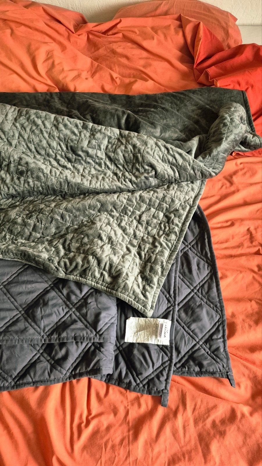 hana verzwaringsdeken 11-12 kg, Ophalen, Zo goed als nieuw, Fleece, Eenpersoons