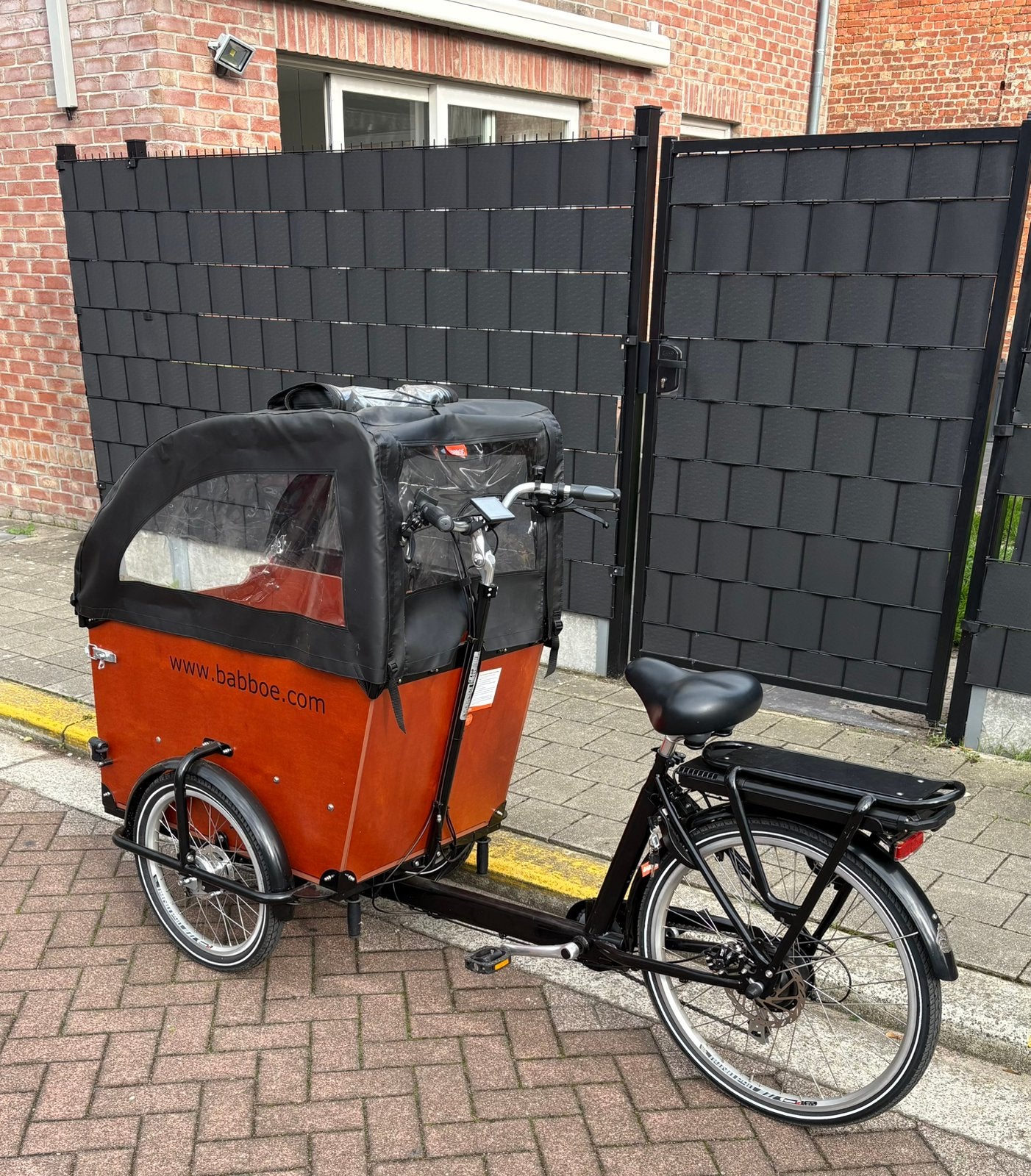 Electrische bakfiets Babboe dog-e, Fietsen en Brommers, Ophalen, Zo goed als nieuw