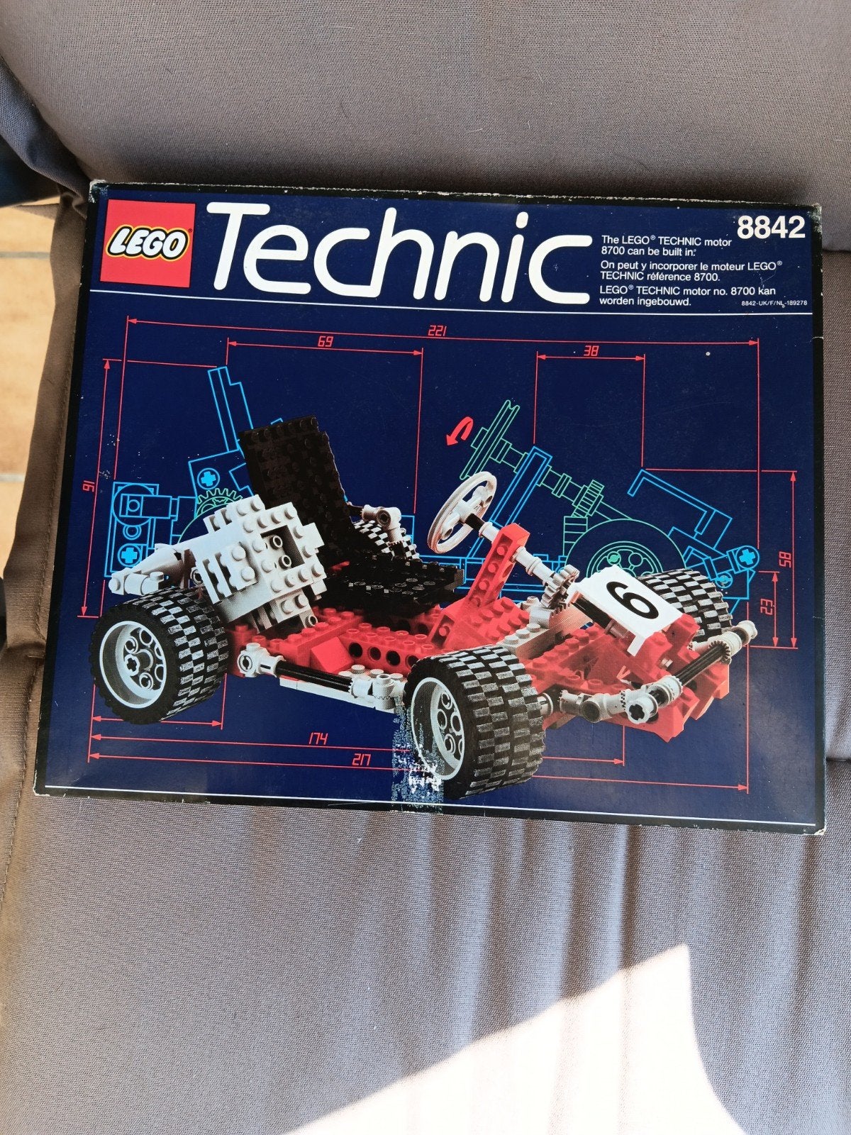 Lego technic gocart 8842., Enlèvement, Complet, Lego, Technic