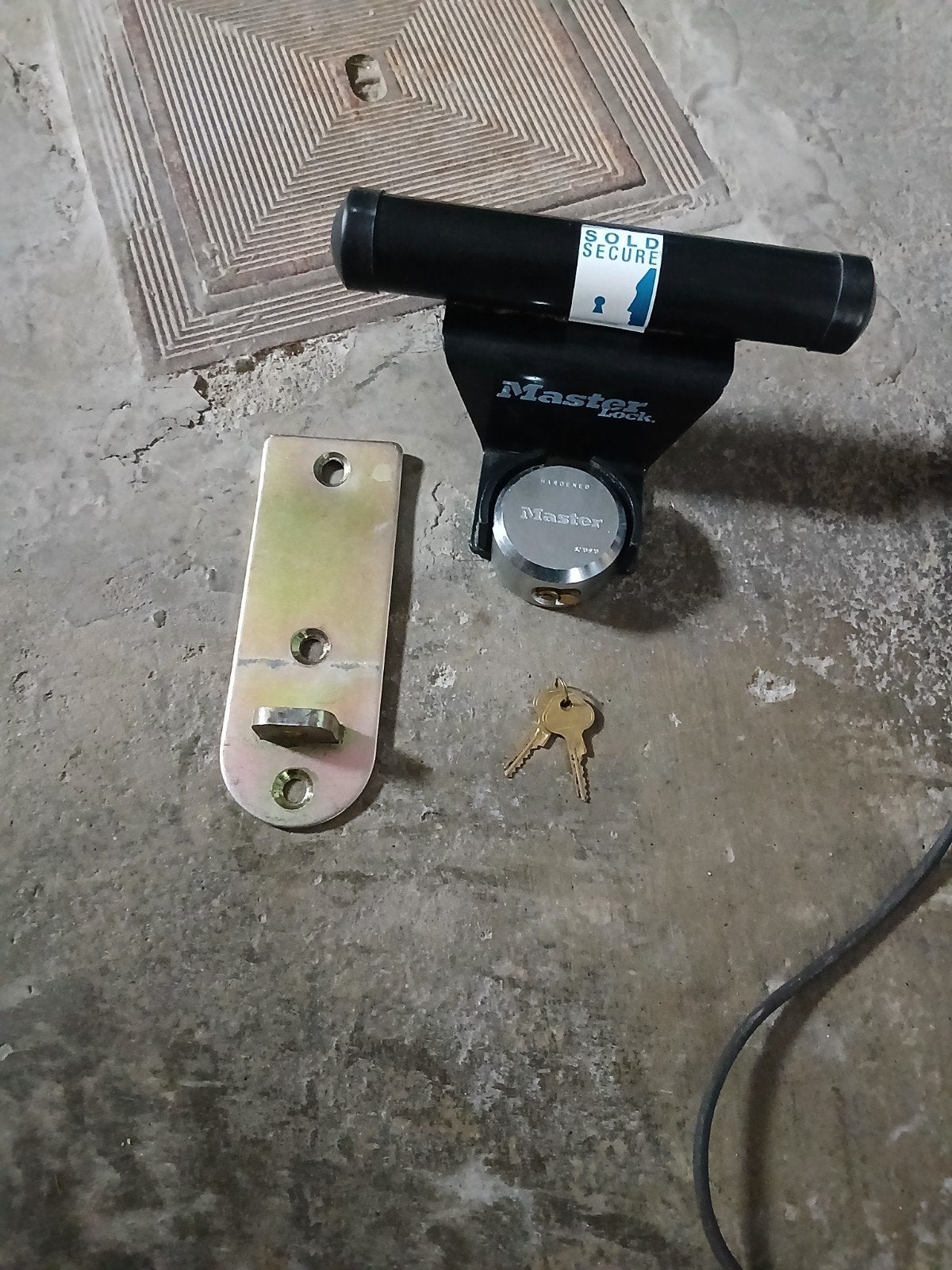 cadenas sécurité anti vol pour porte de garage, Enlèvement, Comme neuf