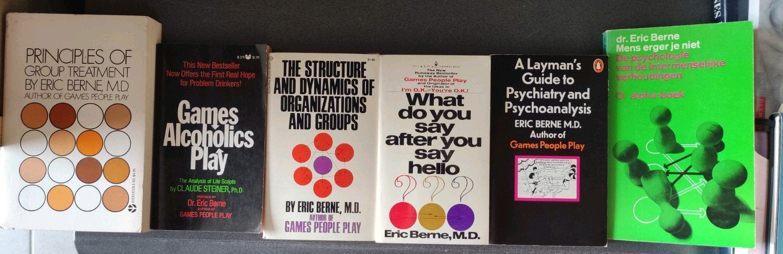 5x ERIC BERNE MD, Ophalen of Verzenden