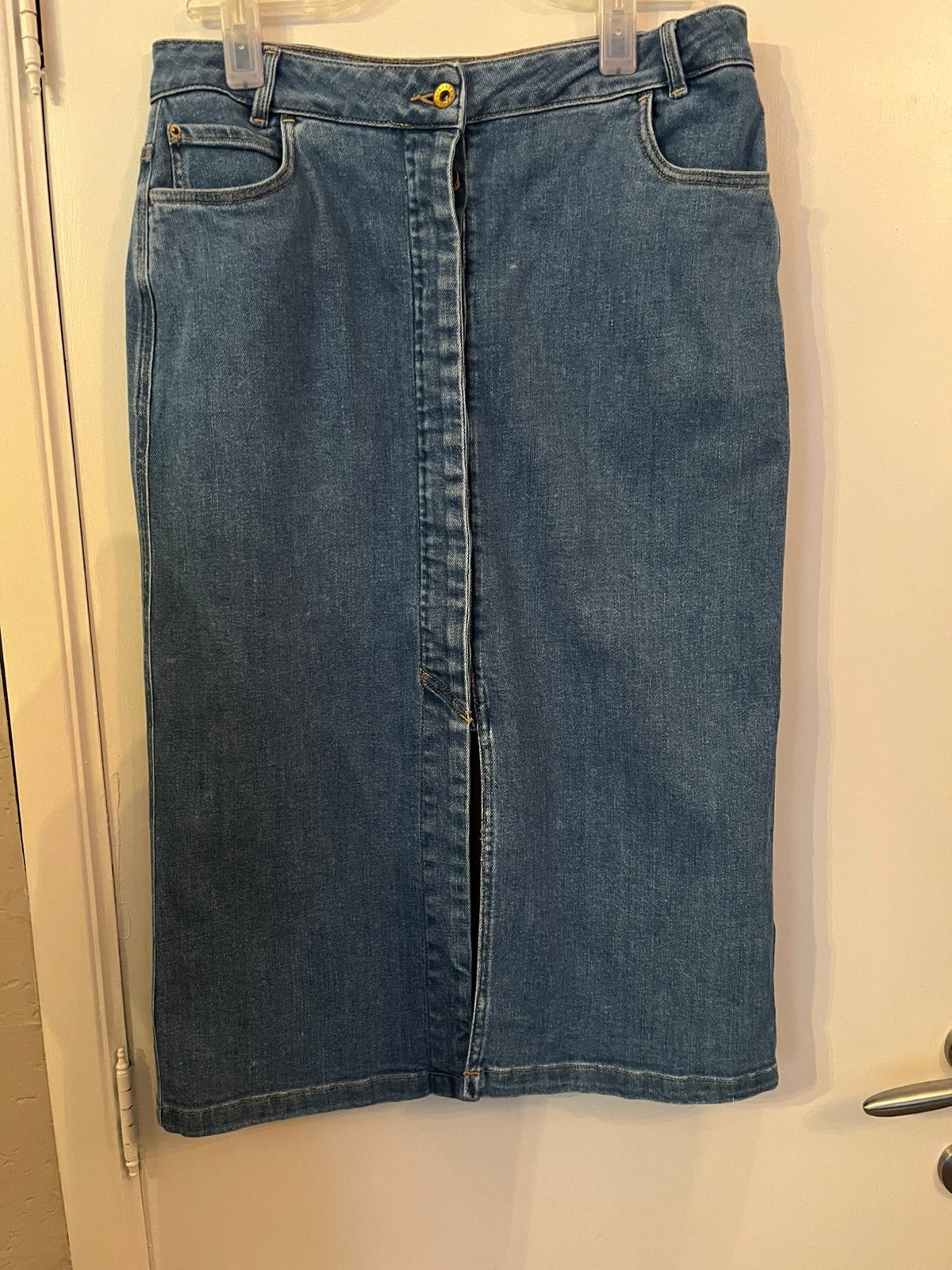 Nieuwe stretch Jeansrok van Liberty Island 42, Kleding | Dames, Blauw, Maat 42/44 (L), Nieuw, Ophalen of Verzenden