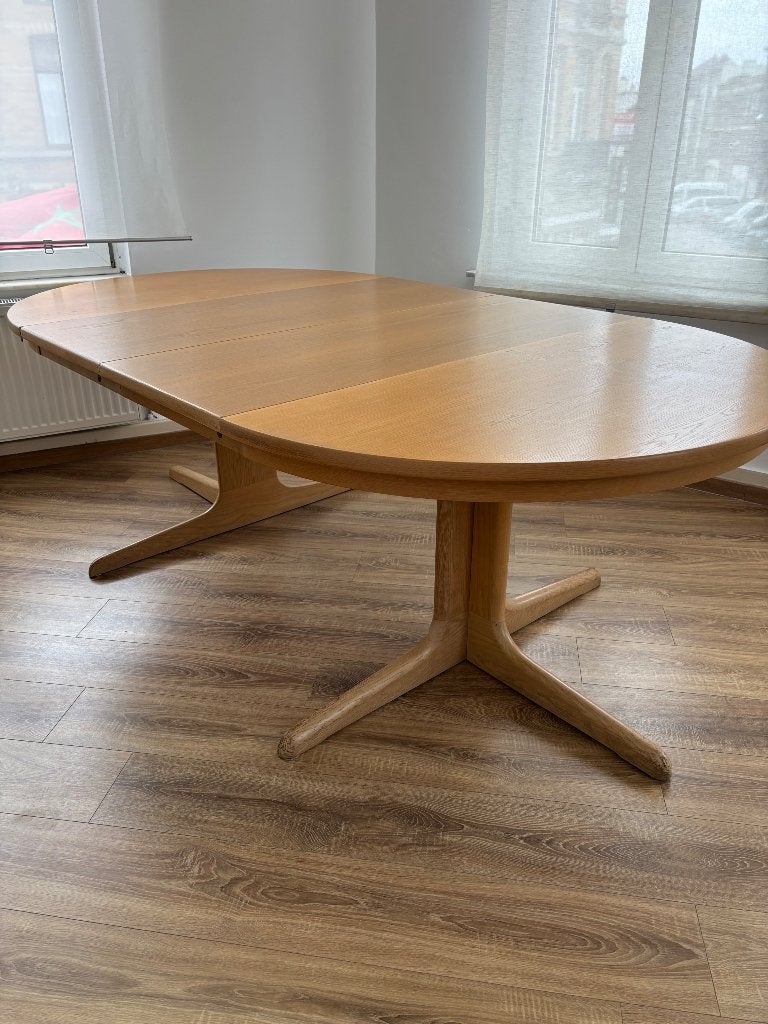 Table à manger ronde/extensible vintage, Maison & Meubles, Tables | Tables à manger, Enlèvement, Utilisé, Rond