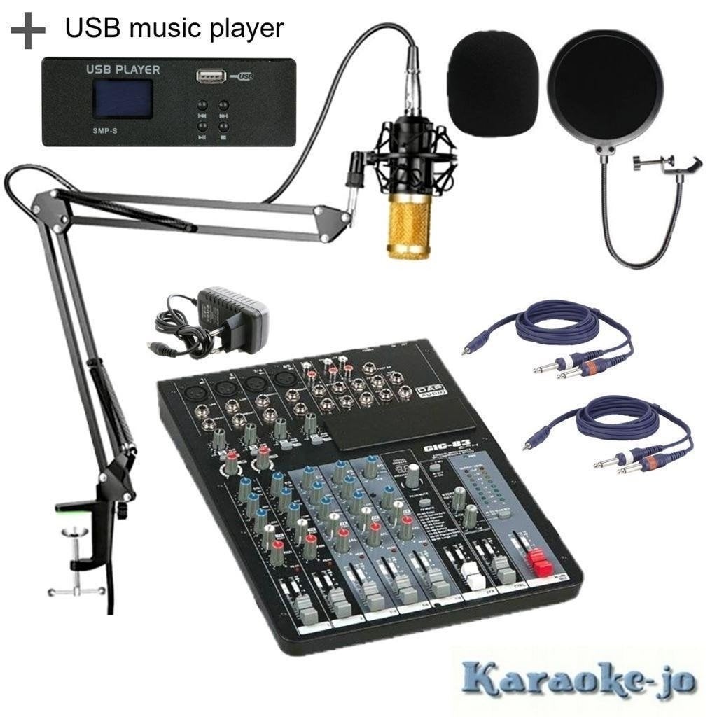 Home Studio Set voor Stream, Zang,Vlog, met USB DAP-PLAY, Muziek en Instrumenten, Ophalen of Verzenden, Nieuw, Overige typen