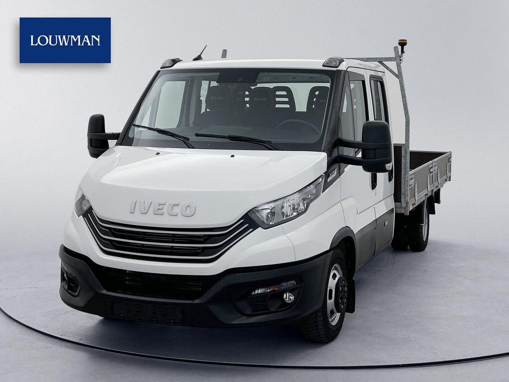 Iveco Daily 35C18H 3.0 Open laadbak 179pk Automaat Dubbele c, Auto's, Automaat, Iveco, Cruise Control, Wit