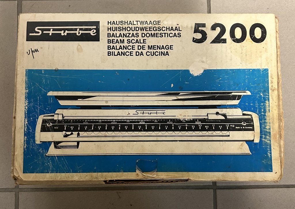 Vintage Keukenweegschaal - STUBE 5200, Ophalen of Verzenden