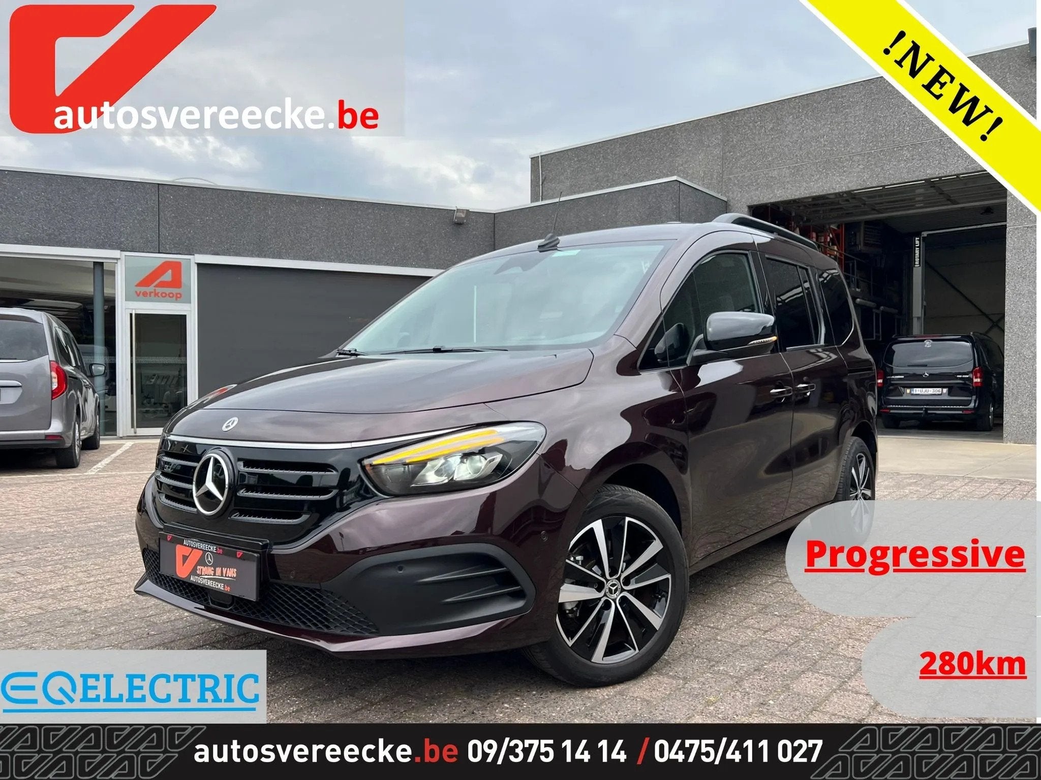 MERCEDES EQT_200 L1, Auto's, Mercedes-Benz, 45 kWh, Gebruikt, Overige modellen, 5 deurs