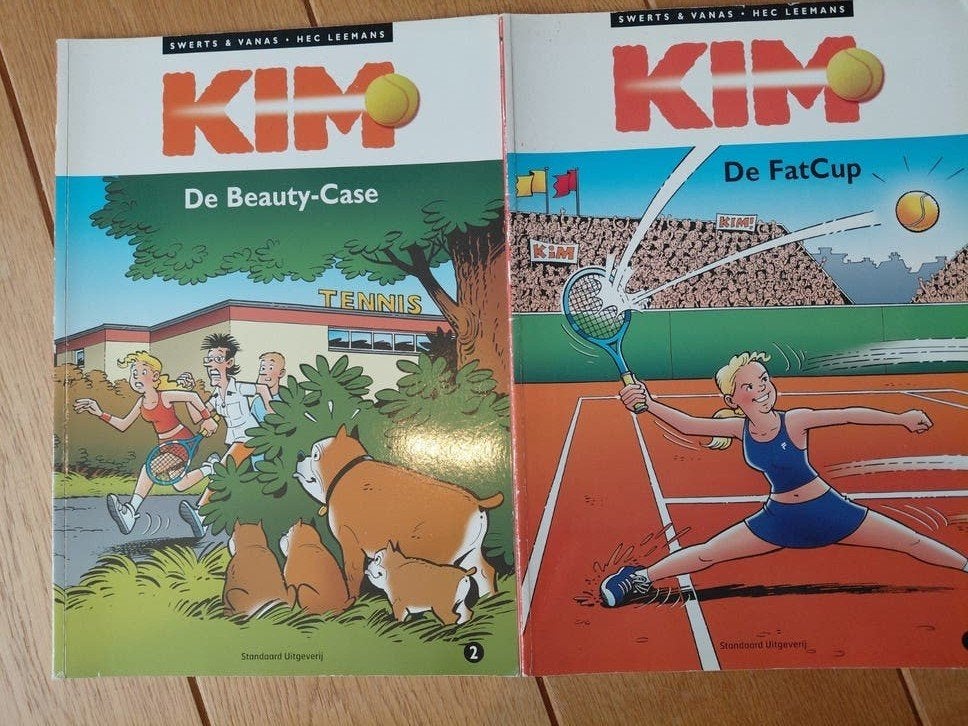 Kim Clijsters strips door Hec Leemans  - 2 numners, Gelezen, Complete serie of reeks, Hec Leemans, Ophalen of Verzenden