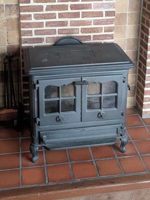 Houtkachel gietijzer, Maison & Meubles, Poêles, Enlèvement, Comme neuf, Poêle à bois