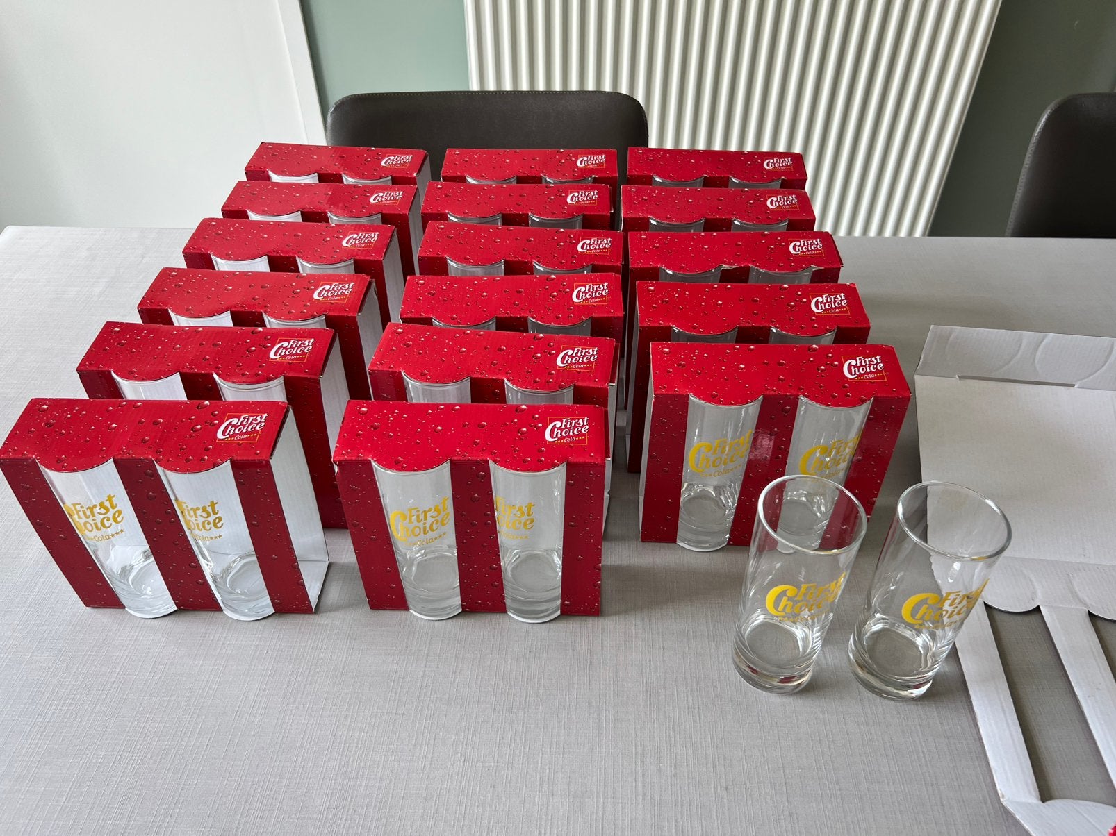Drinkglazen 36 stuks nieuw in verpakking, Ophalen, Nieuw