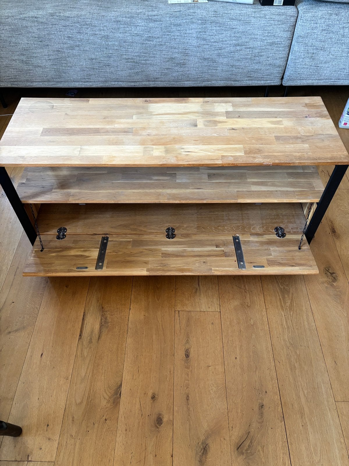 Meuble tv, 25 à 50 cm, Moins de 100 cm, Autres essences de bois, Comme neuf
