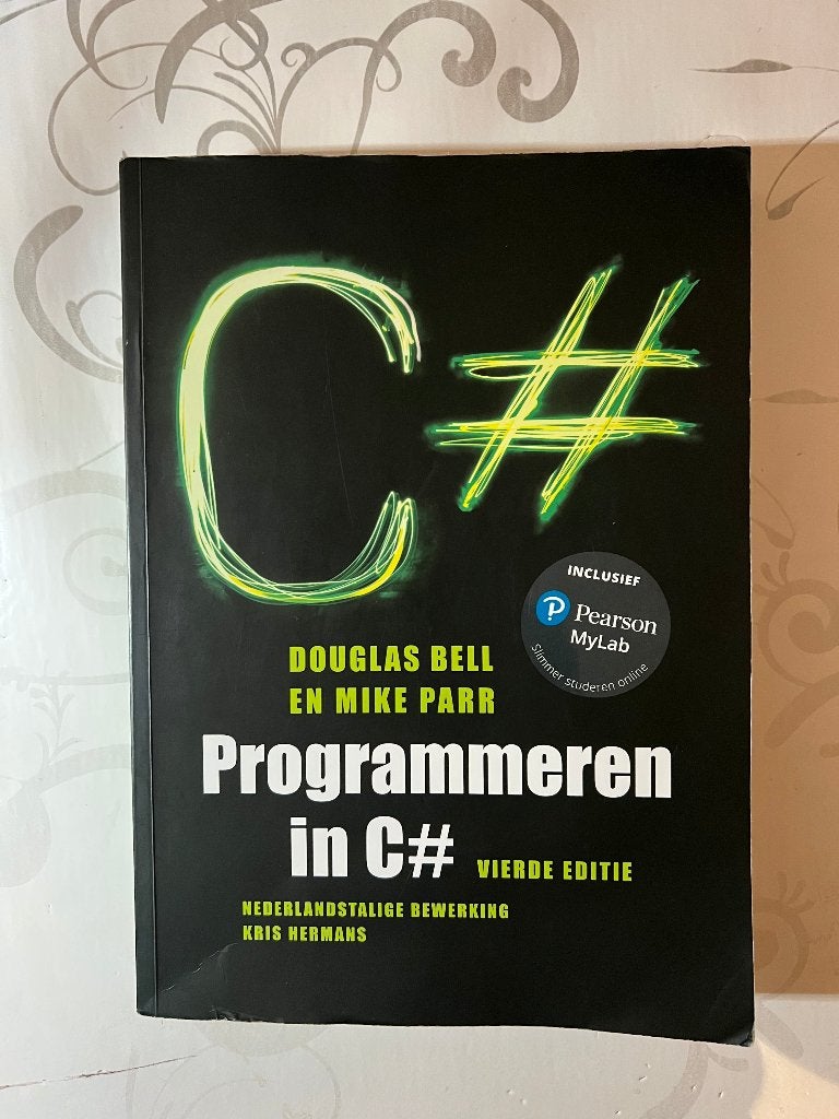 Programmeren in C#, Programmeertaal of Theorie, Ophalen of Verzenden, Zo goed als nieuw, Douglas Bell