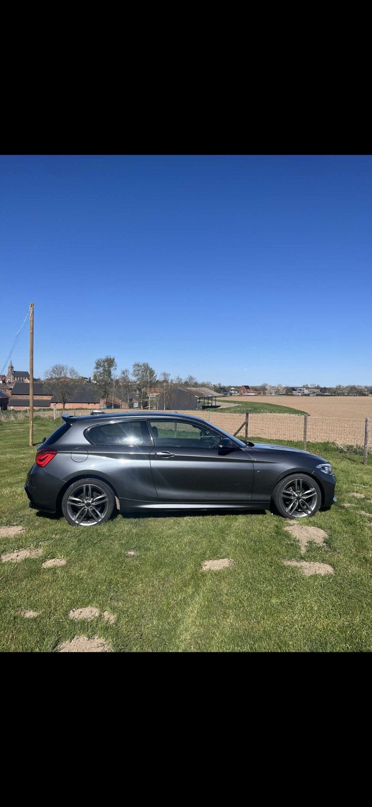 BMW 116d, Argent ou Gris, Achat, Alcantara, Noir