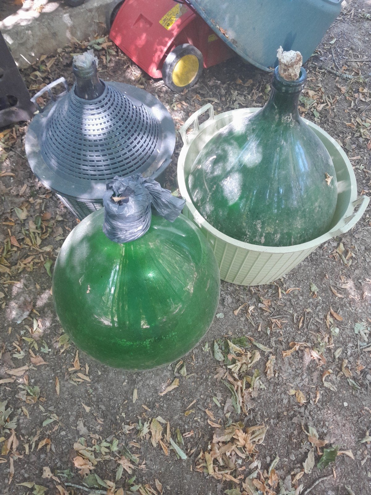 Glazen pot, Ophalen