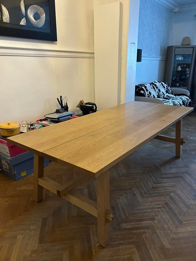 Eikenhouten eettafel IKEA, Ophalen, Zo goed als nieuw, Eikenhout