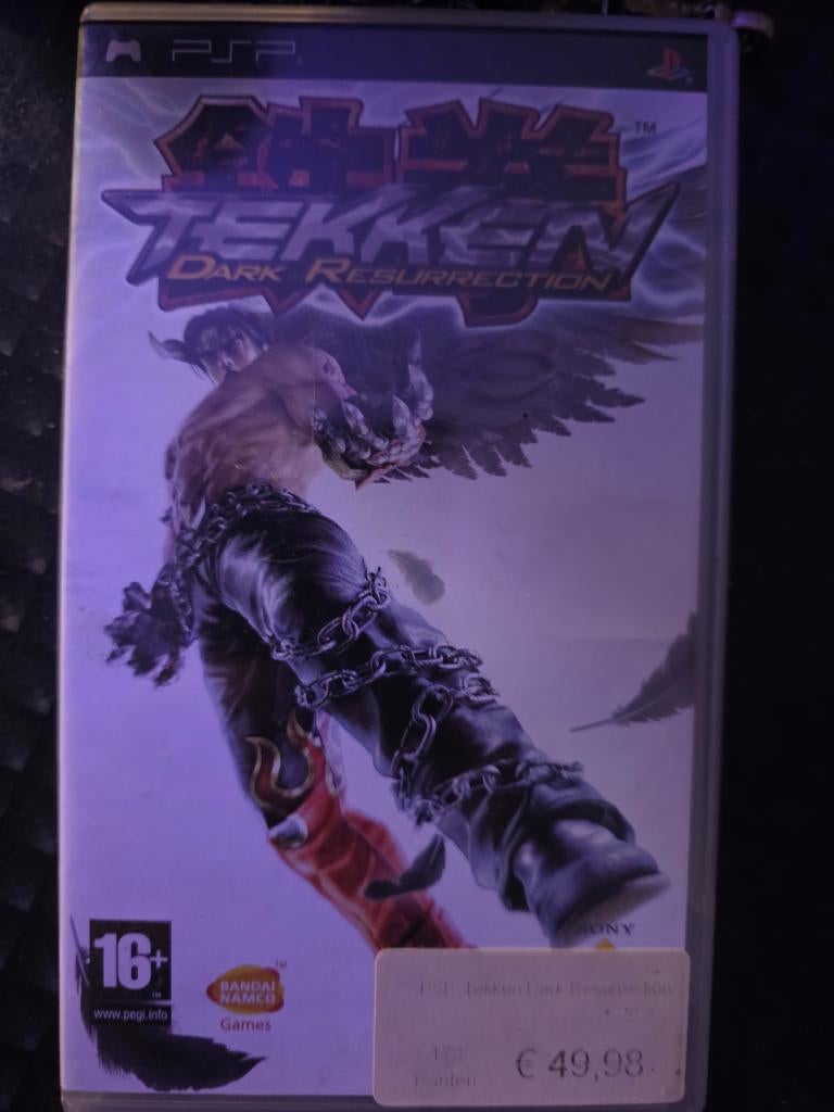 Psp tekken dark resurrection, Games en Spelcomputers, Ophalen of Verzenden, Zo goed als nieuw, Vechten