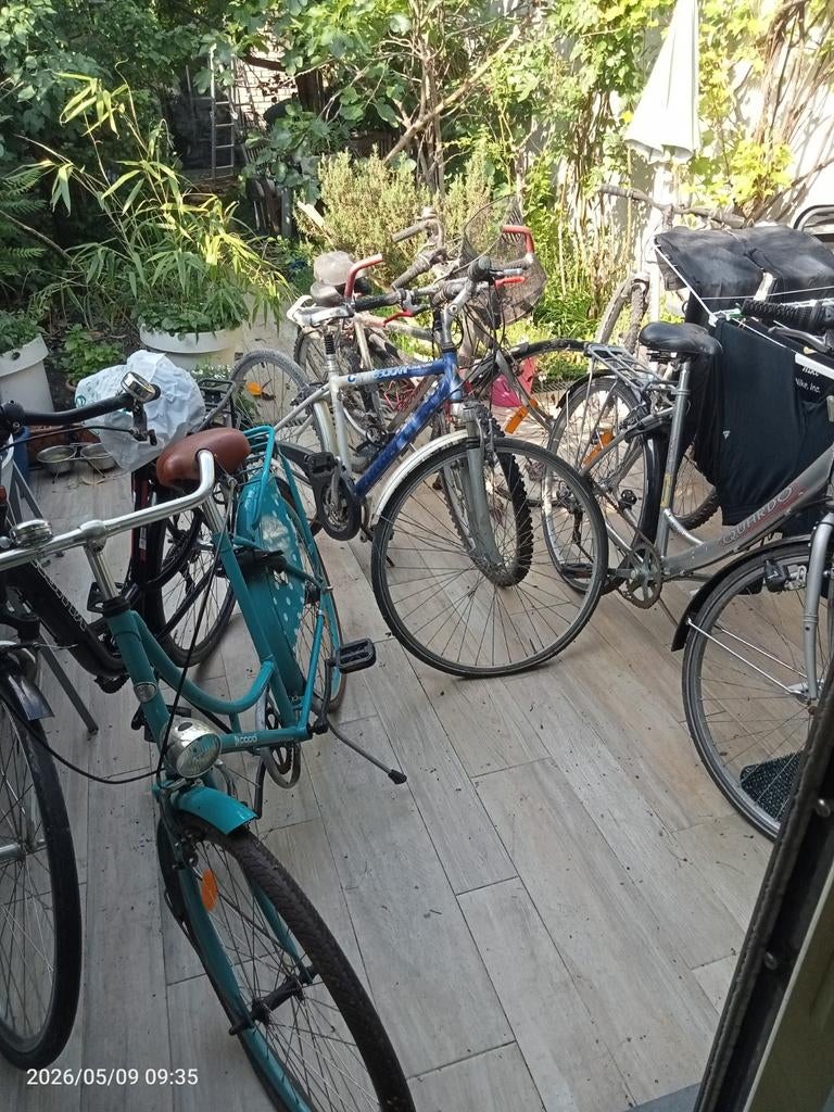 6 fietsen, Ophalen