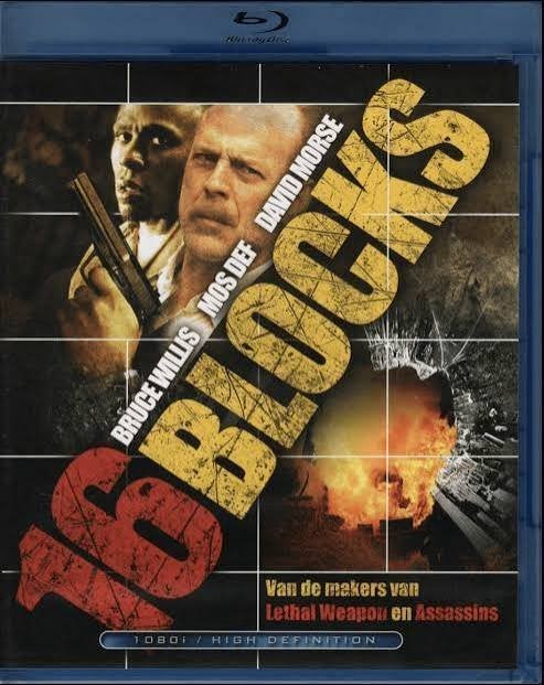 16 BLOCKS (Blu Ray), Cd's en Dvd's, Blu-ray, Zo goed als nieuw, Actie, Film, Vanaf 12 jaar, Engels, Nederlands, Ophalen of Verzenden