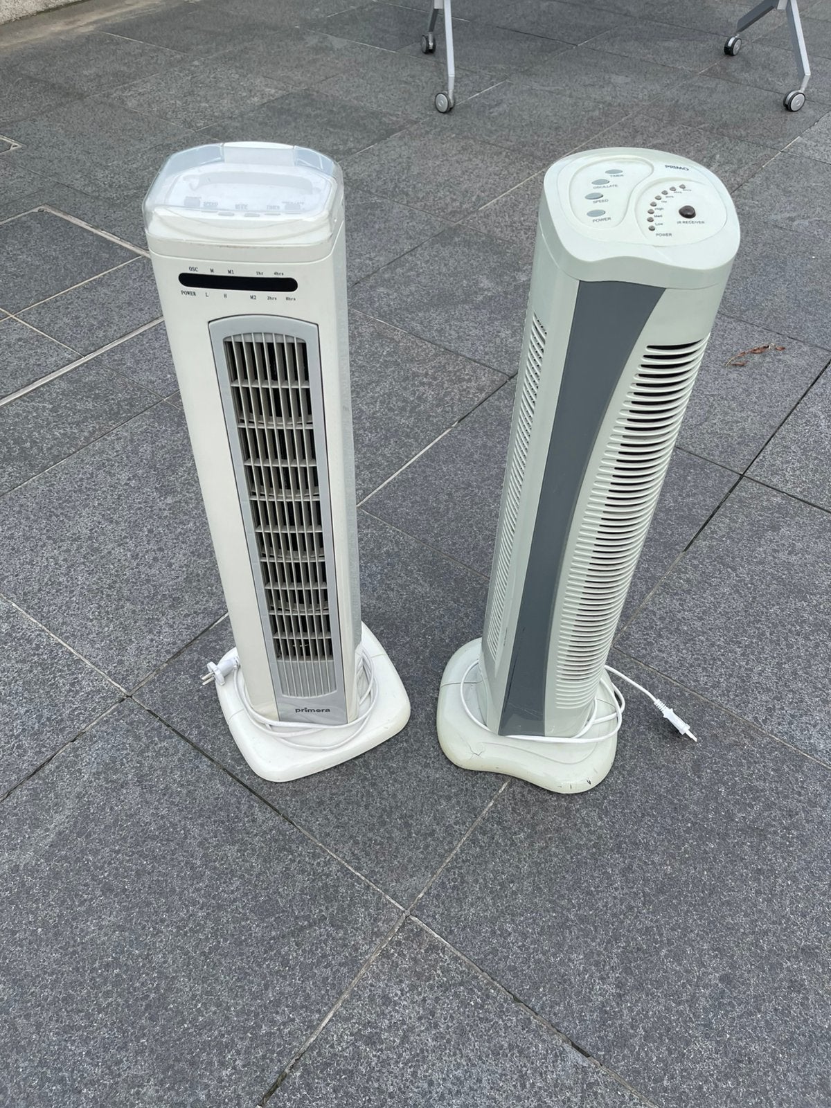 Twee ventilatoren zonder afstandsbediening - €8, Elektronische apparatuur, Ventilatoren, Ophalen, Gebruikt