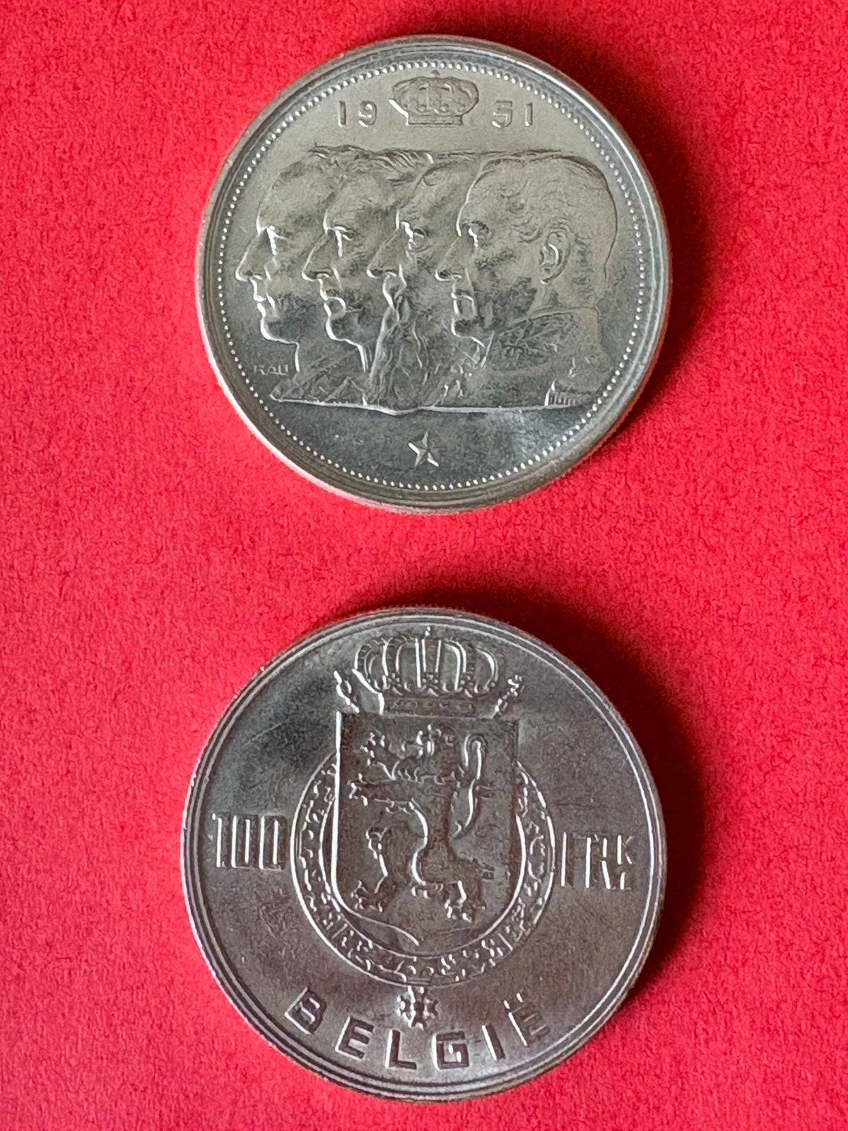 100 frank zilver, vier Koningen, Postzegels en Munten, Munten | België, Ophalen, Zilver, Zilver