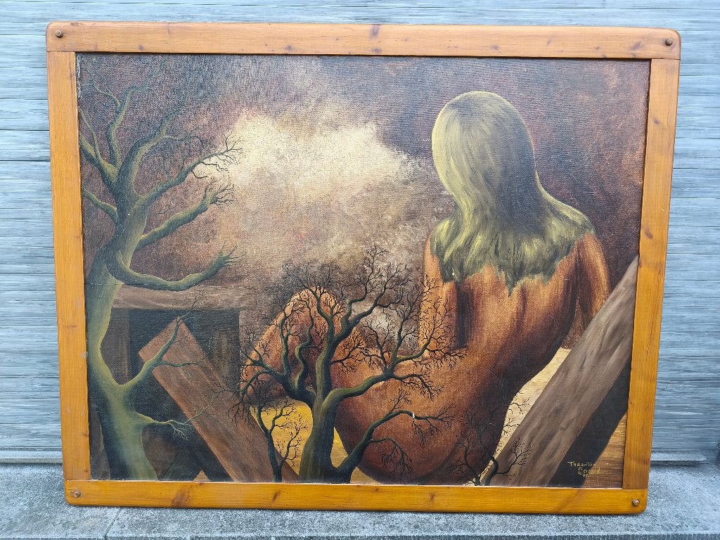 huile sur toile signe bernard taranitza, Ophalen