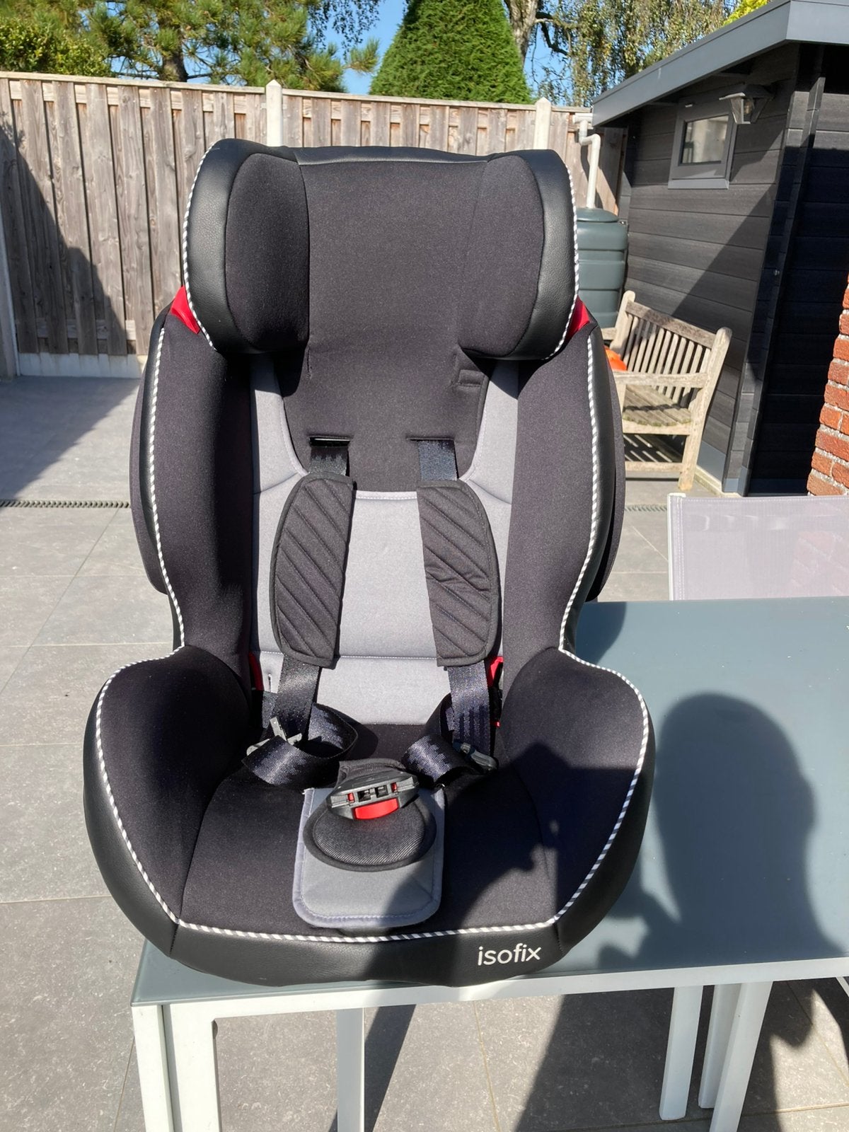 Autostoel 1/2/3 isofix, Kinderen en Baby's, Zijbescherming, Zo goed als nieuw, Isofix, Ophalen