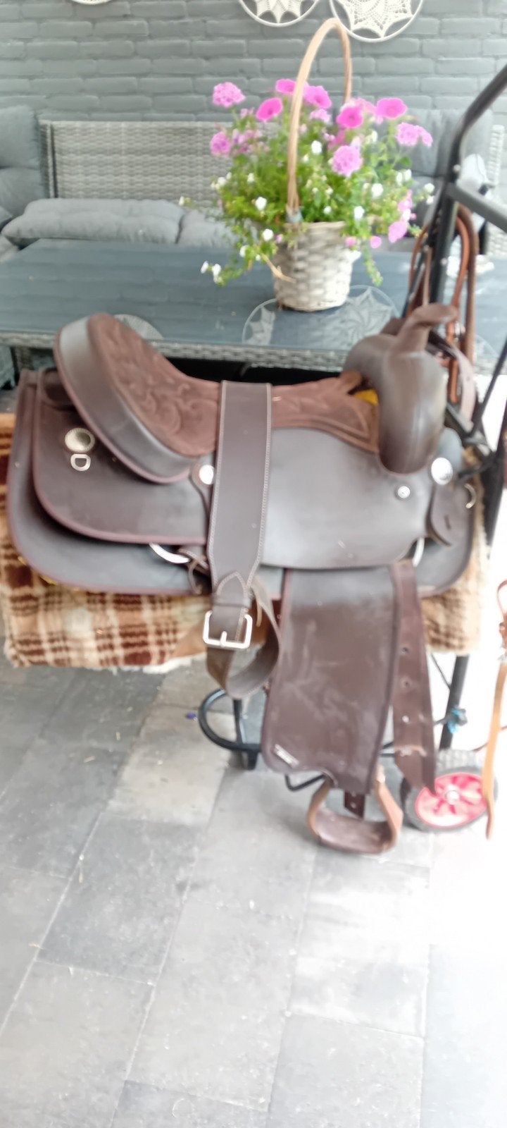 Prachtig westernzadel compleet met ....., Dieren en Toebehoren, Paarden en Pony's | Zadels, Ophalen of Verzenden