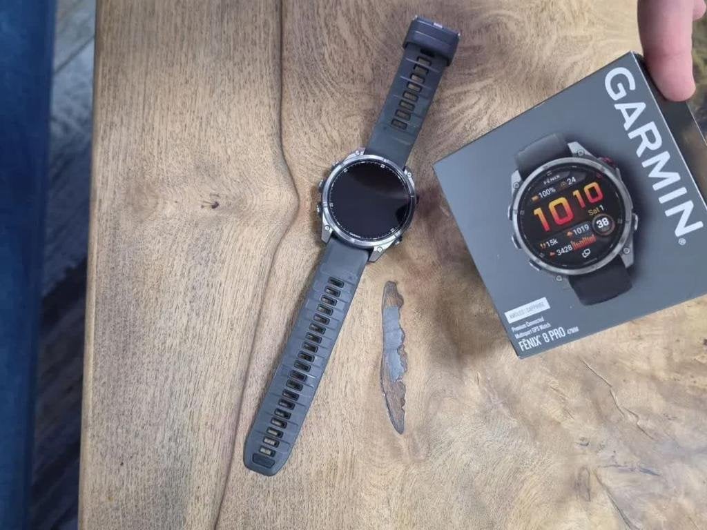 Garmin Fenix 8 Pro 47 mm, saphir amolé, Étanche, Enlèvement ou Envoi, Comme neuf, Niveau de stress