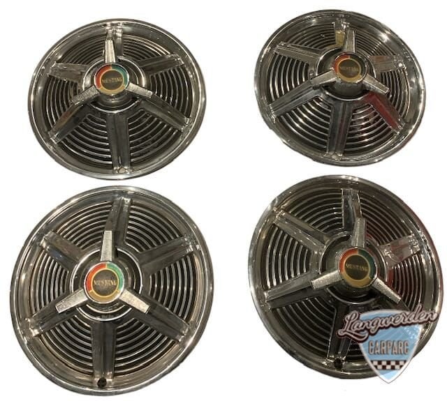 Ford Mustang 64-68 wieldoppen 4 stuks, Gebruikt, -, -, Ophalen of Verzenden