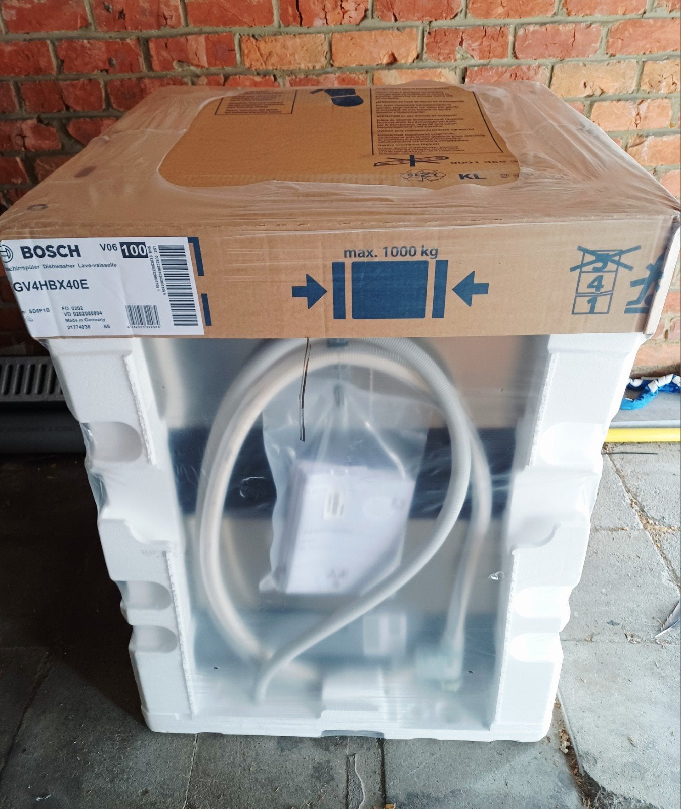 Nieuwe Bosch Serie 4 inbouwvaatwasser, Electroménager, Lave-vaisselle, Neuf, Encastré, Moins de 10 litres, Enlèvement