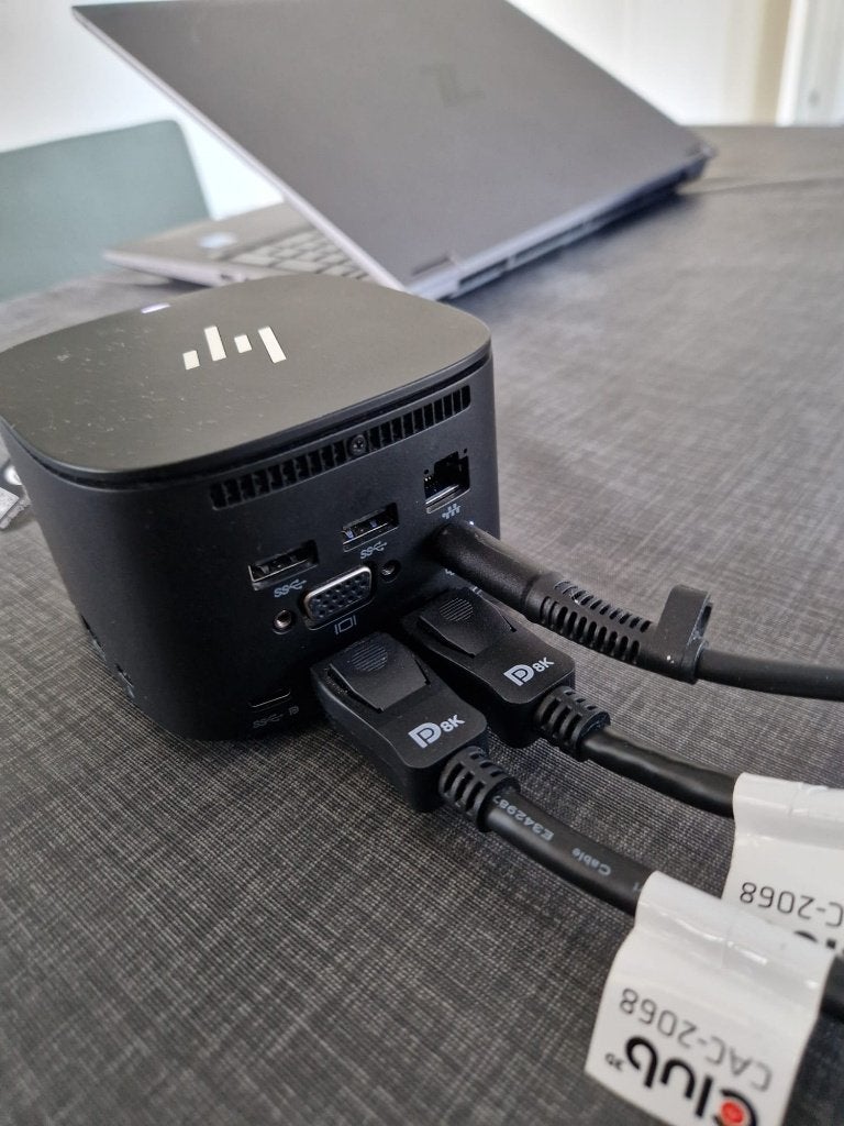 HP Thunderbolt Dock, Informatique & Logiciels, Stations d'accueil, Enlèvement ou Envoi, Comme neuf, Station d'accueil, HP