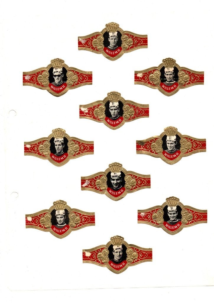 SIGARENBANDEN WIELRENNERS WILLEM 2, Ophalen of Verzenden, Gebruikt, Sigarenbandjes