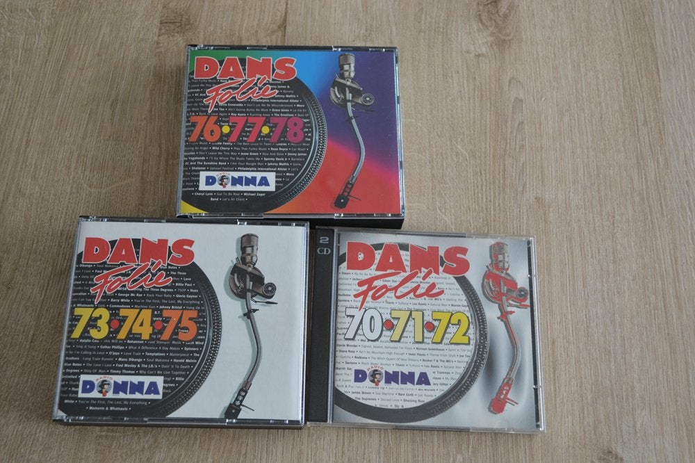 Verzamelcd's donna's dansfolie, CD & DVD, Enlèvement ou Envoi, Utilisé, Autres genres, Compilation